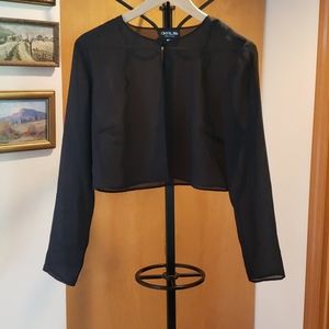 Onyx Nite sheer bolero shrug